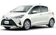 Модельные чехлы на TOYOTA VITZ HYBRID 2017/1-2020/4гг.