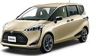 Модельные чехлы на TOYOTA SIENTA/HYBRID 2018/9-2022/8гг.