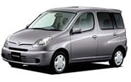 Модельные чехлы на TOYOTA FUNCARGO 1999/8-2002/7гг.