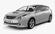 Модельные коврики на TOYOTA CALDINA 2002-2007гг.