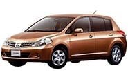 Коврик в багажник для NISSAN TIIDA 2007-2014гг.