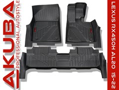 Модельные коврики на LEXUS RX300/RX450h правый руль 2015-2022гг.