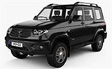 Модельные коврики на УАЗ ПАТРИОТ 2014 - н.вр.
